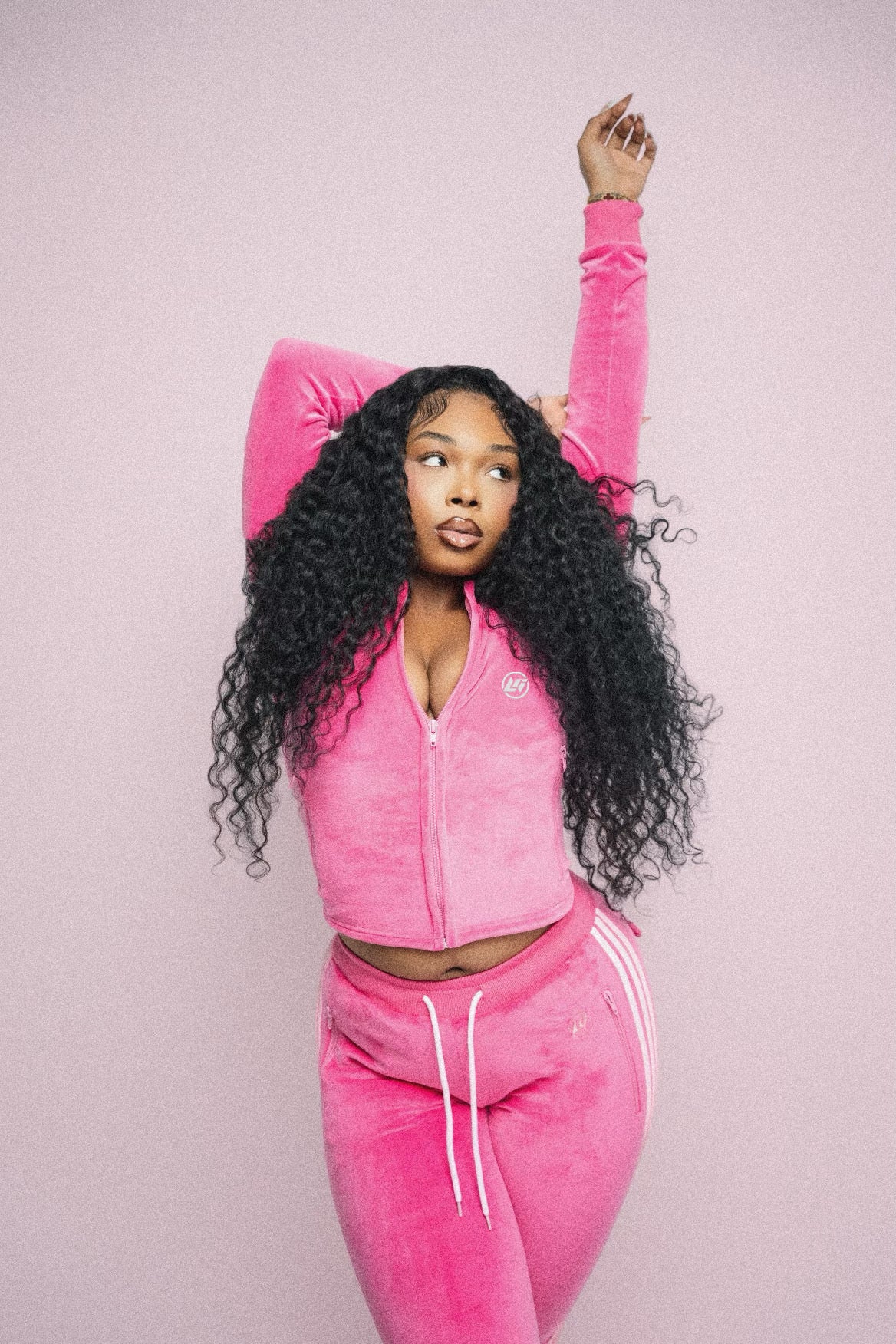 Strawberry velour set