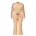 Cream velour set